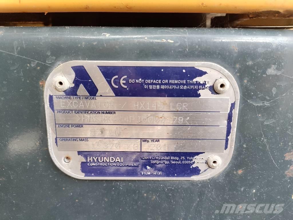Hyundai HX 145 LCR Crawler excavators