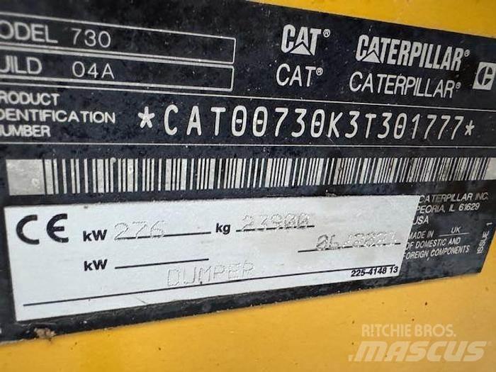 CAT 730 Articulated Dump Trucks (ADTs)