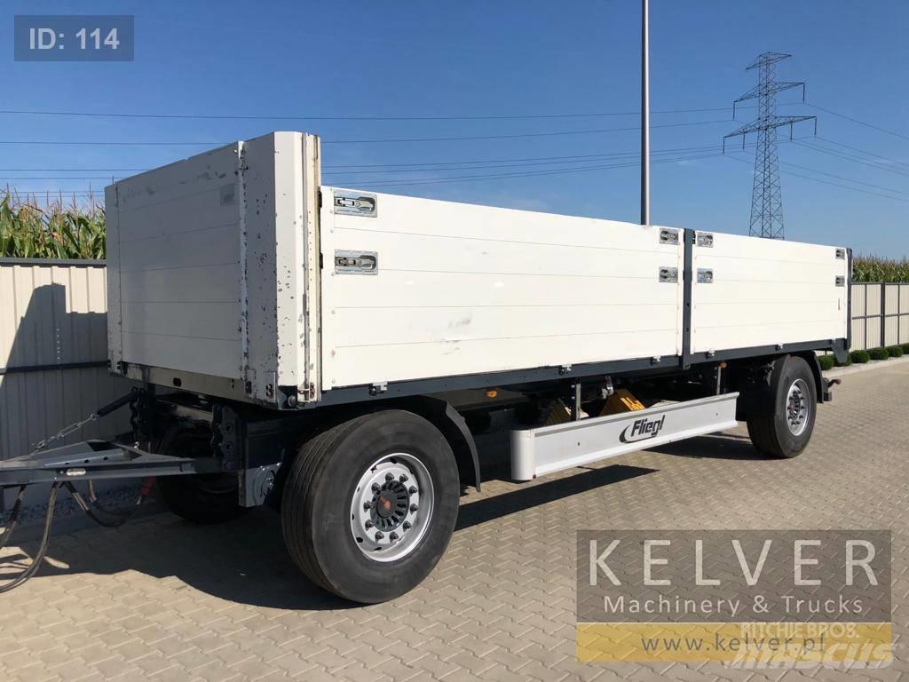 Fliegl ZPS 180 Flatbed/Dropside trailers
