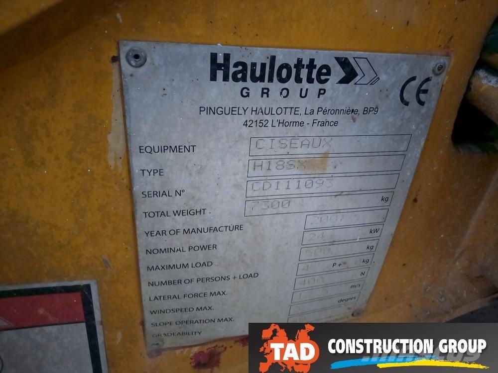 Haulotte H 18 SX Scissor lifts