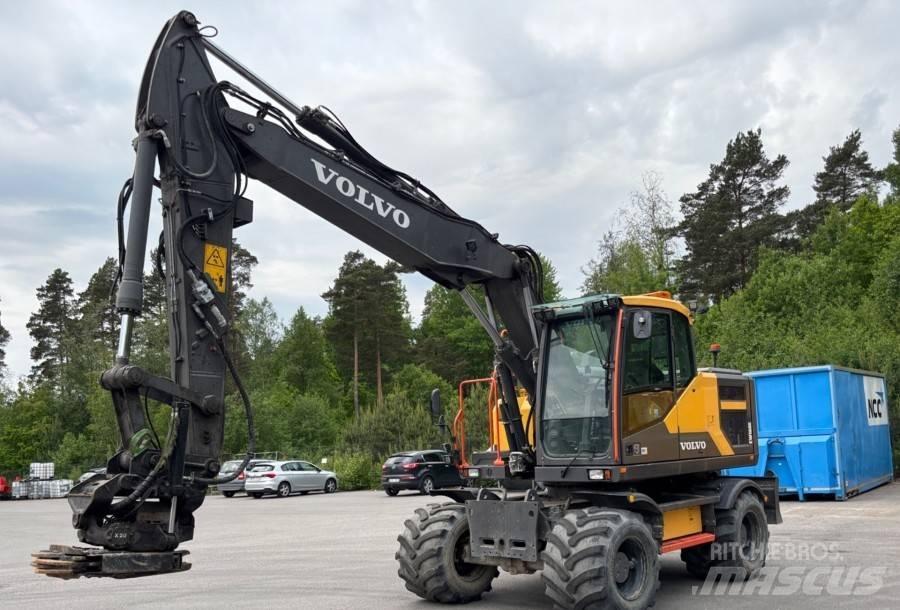 Volvo EW160E Wheeled excavators