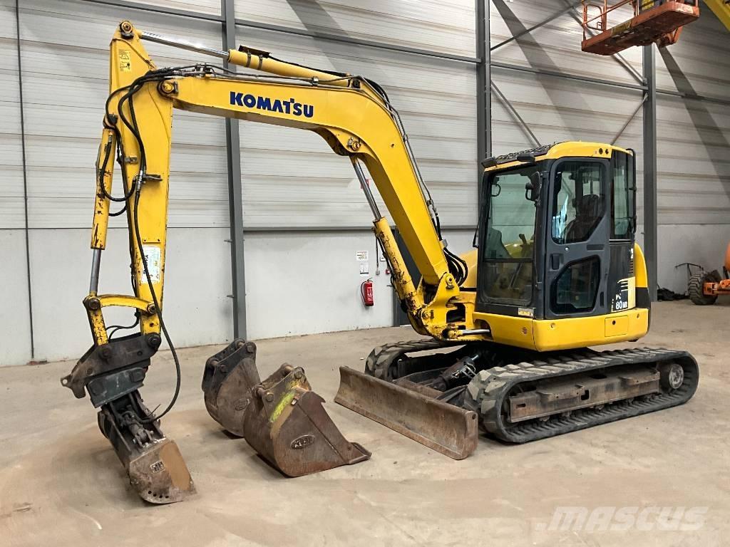 Komatsu PC 80 MR-3 Midi excavators  7t - 12t