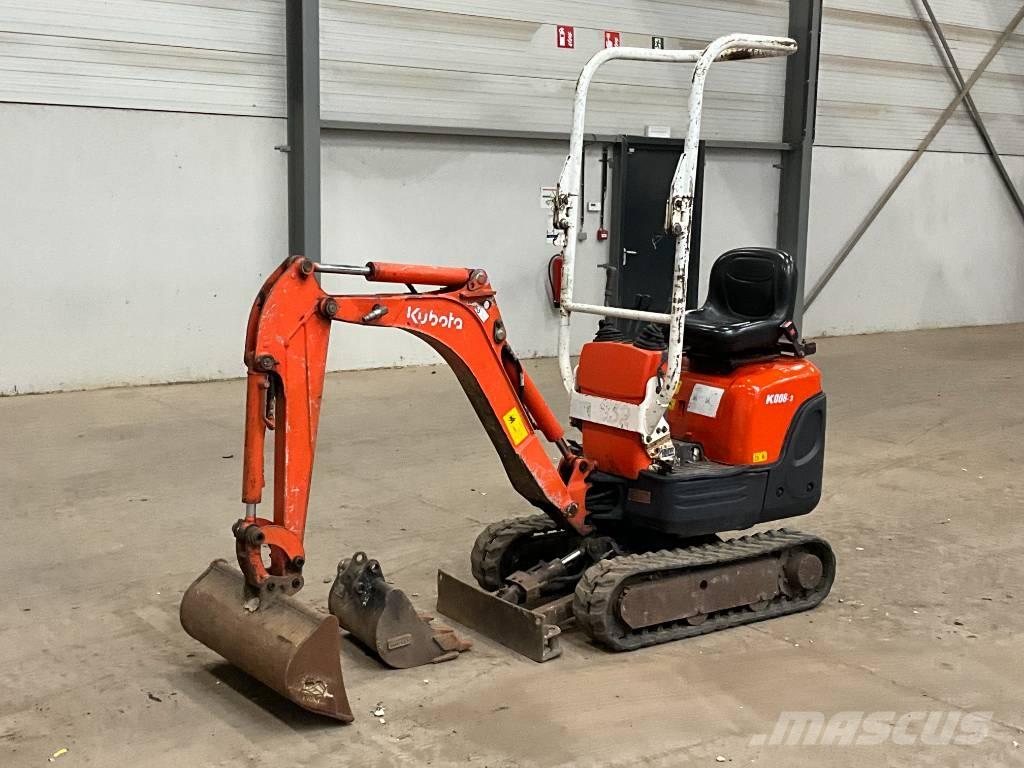 Kubota K 008-3 Mini excavators < 7t (Mini diggers)