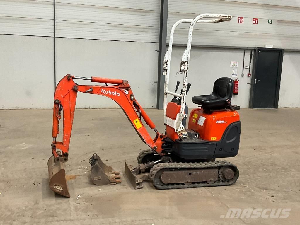 Kubota K 008-3 Mini excavators < 7t (Mini diggers)