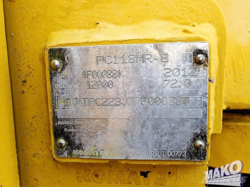 Komatsu PC 118 MR-8 Crawler excavators