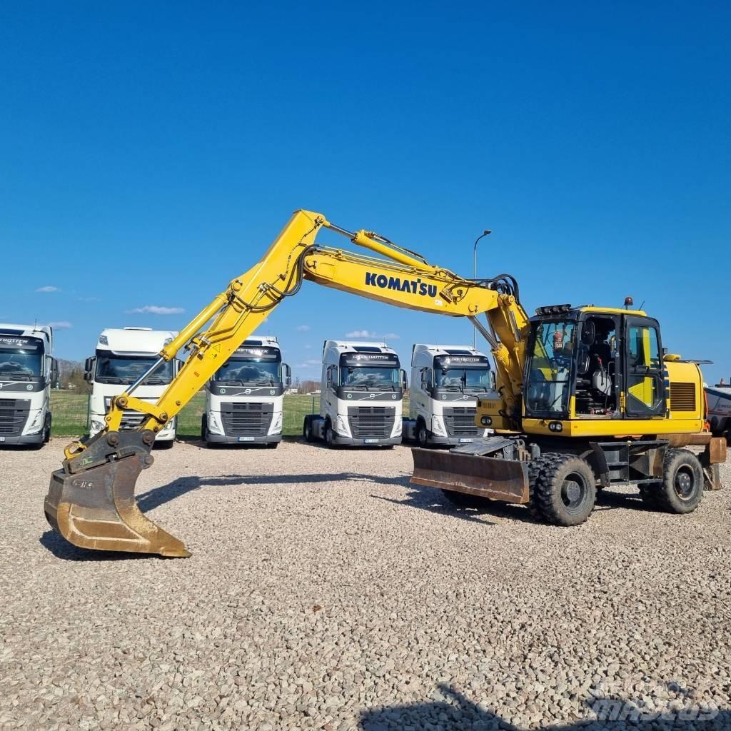Komatsu PW160 - 11 Wheeled excavators