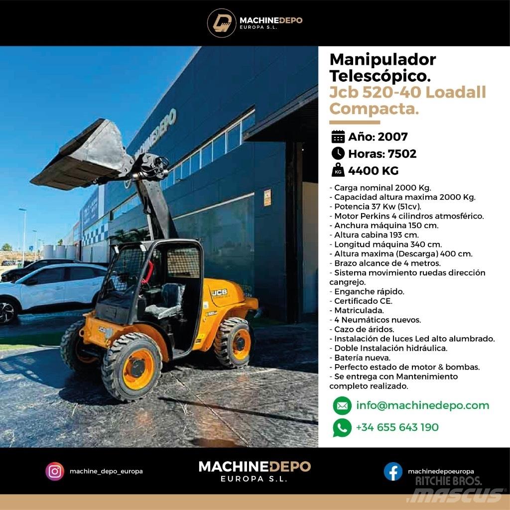JCB 520-40 Telehandlers for agriculture