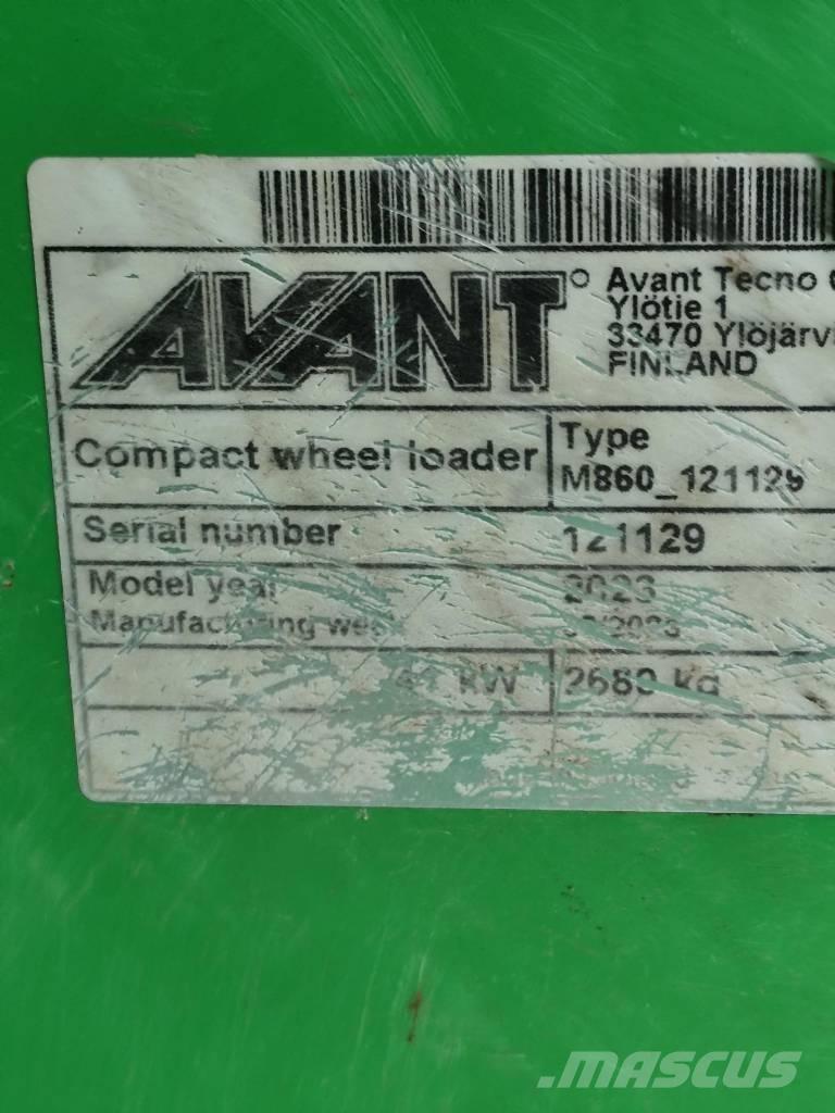 Avant 860 i Multi purpose loaders