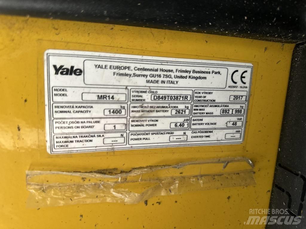 Yale mr14 Reach trucks