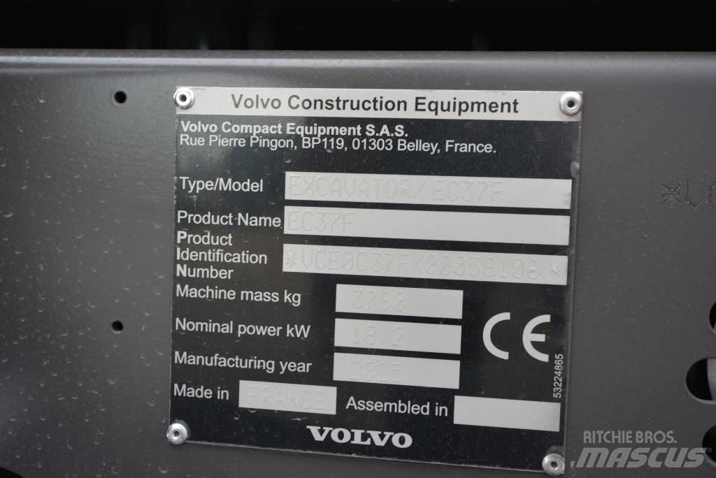 Volvo EC 37 F Aircon Mini excavators < 7t (Mini diggers)