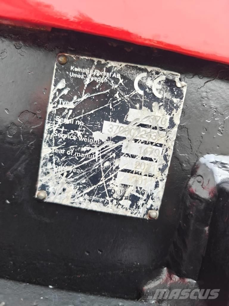 Komatsu 370.2 Harvester heads