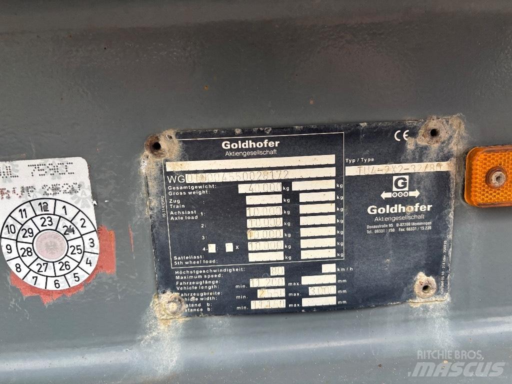 Goldhofer Tieflader Low loaders