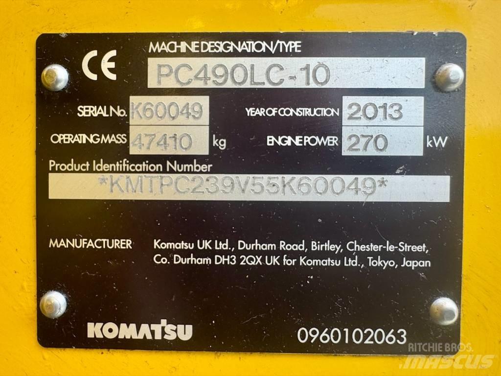 Komatsu PC 490 LC-10 Crawler excavators