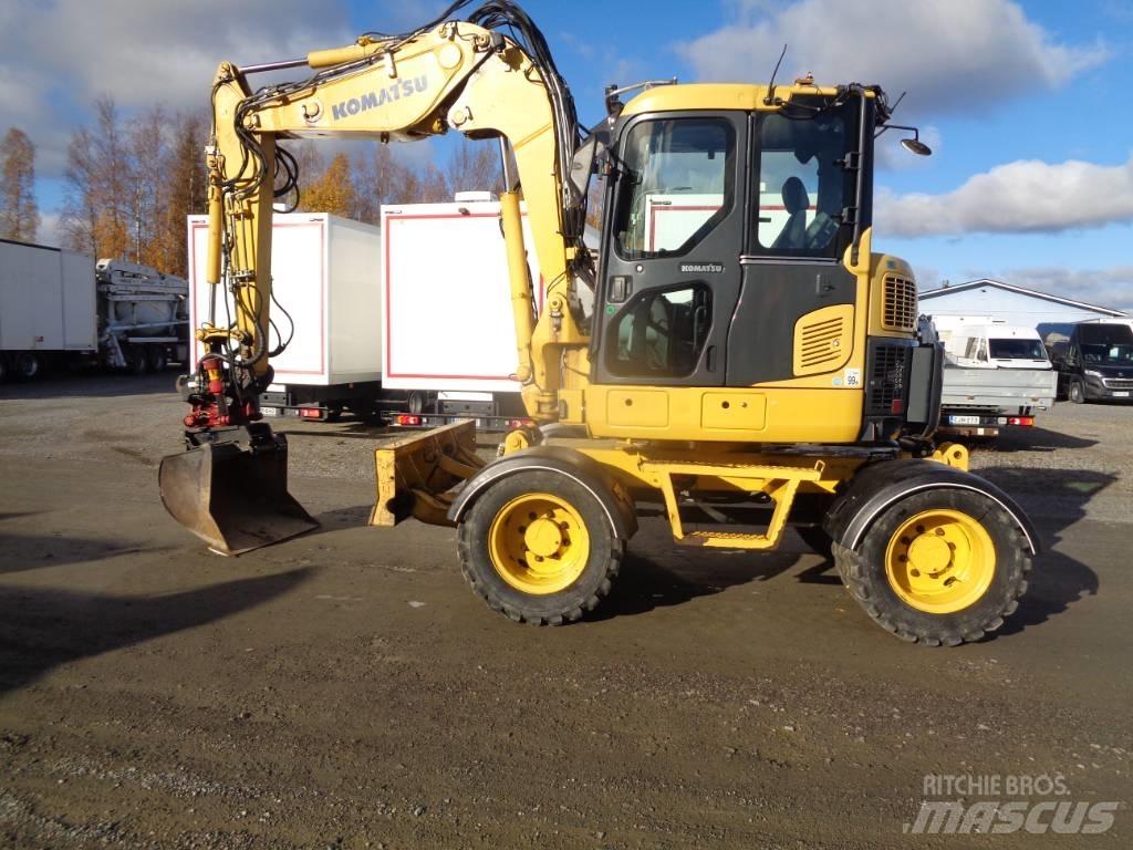 Komatsu PW 98 MR-6 Wheeled excavators