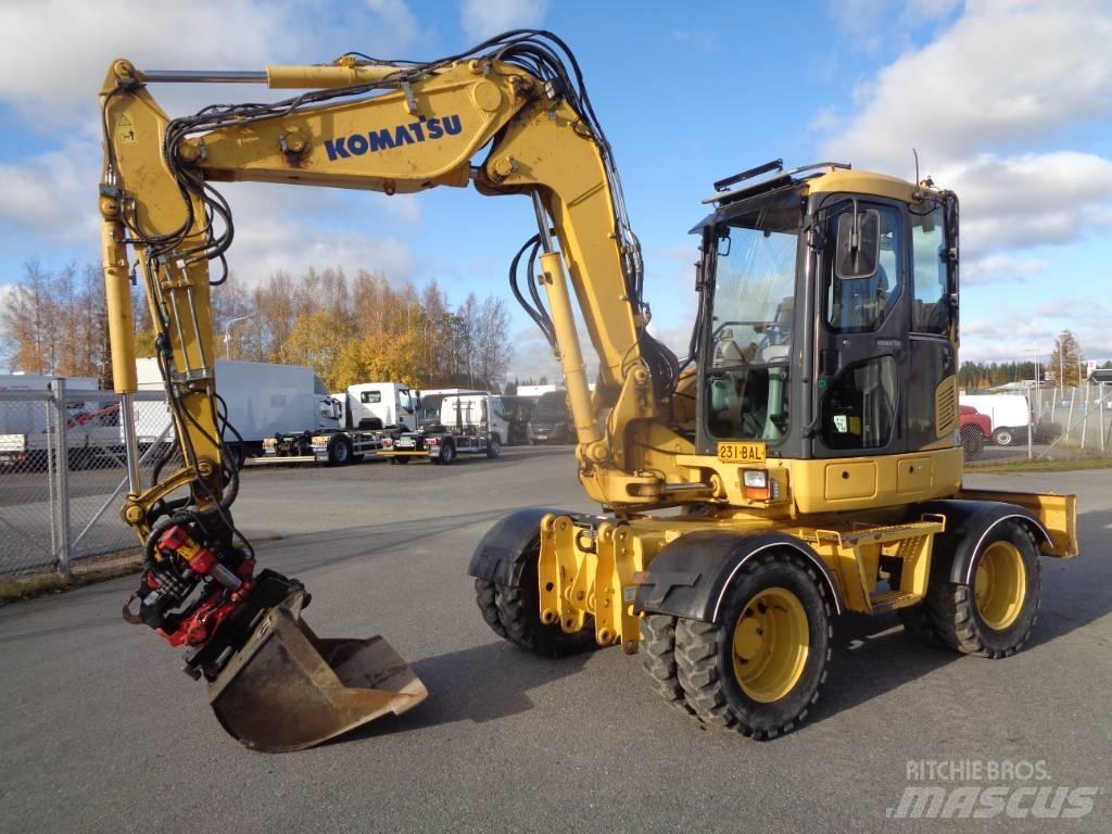 Komatsu PW 98 MR-6 Wheeled excavators