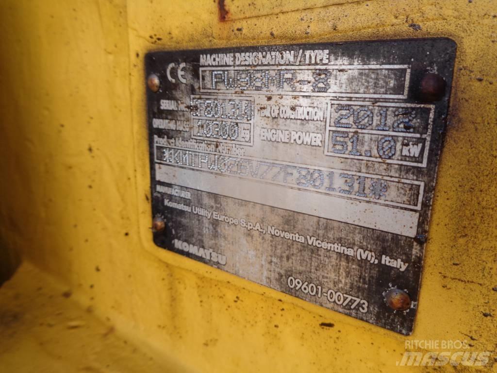 Komatsu PW 98 MR-6 Wheeled excavators