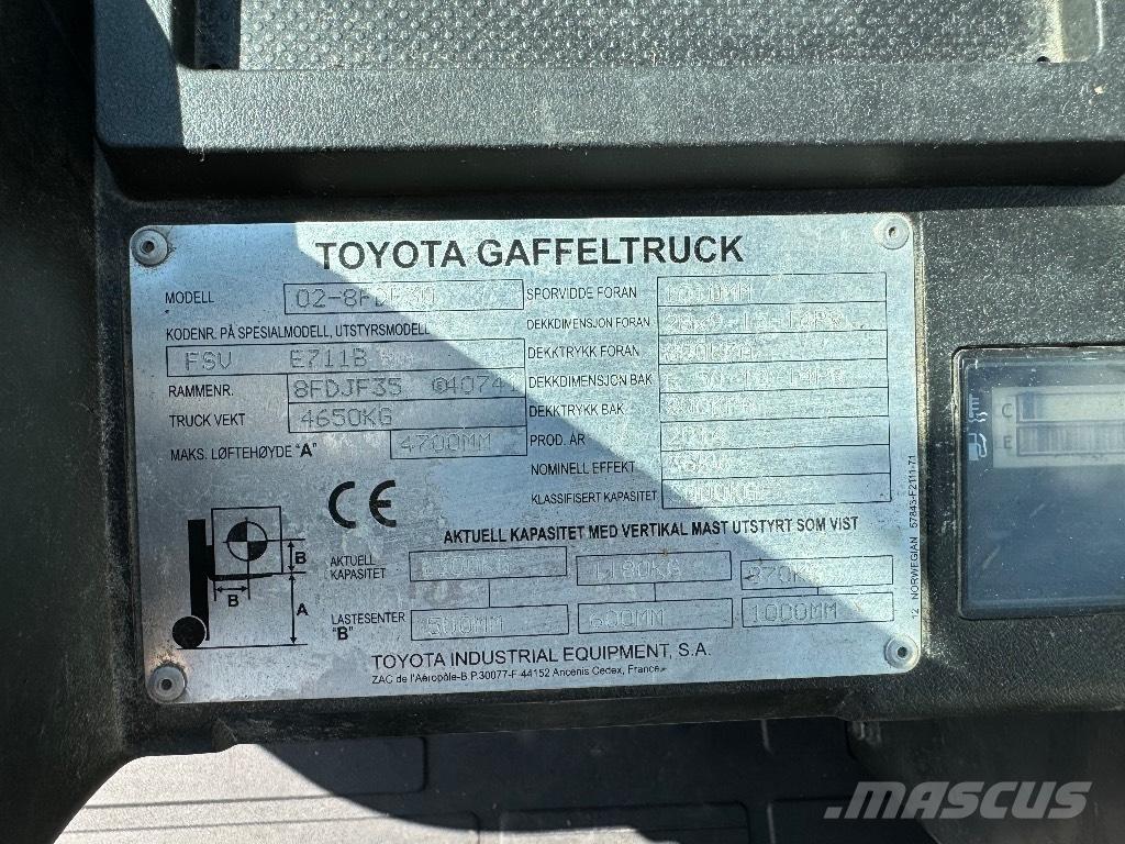 Toyota 02-8FDF30 Diesel trucks