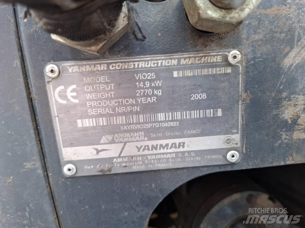 Yanmar ViO25 Mini excavators < 7t (Mini diggers)