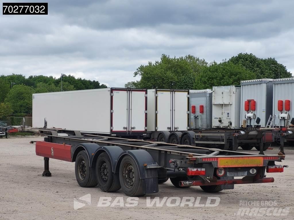 Van Hool 3 axles Containerframe semi-trailers