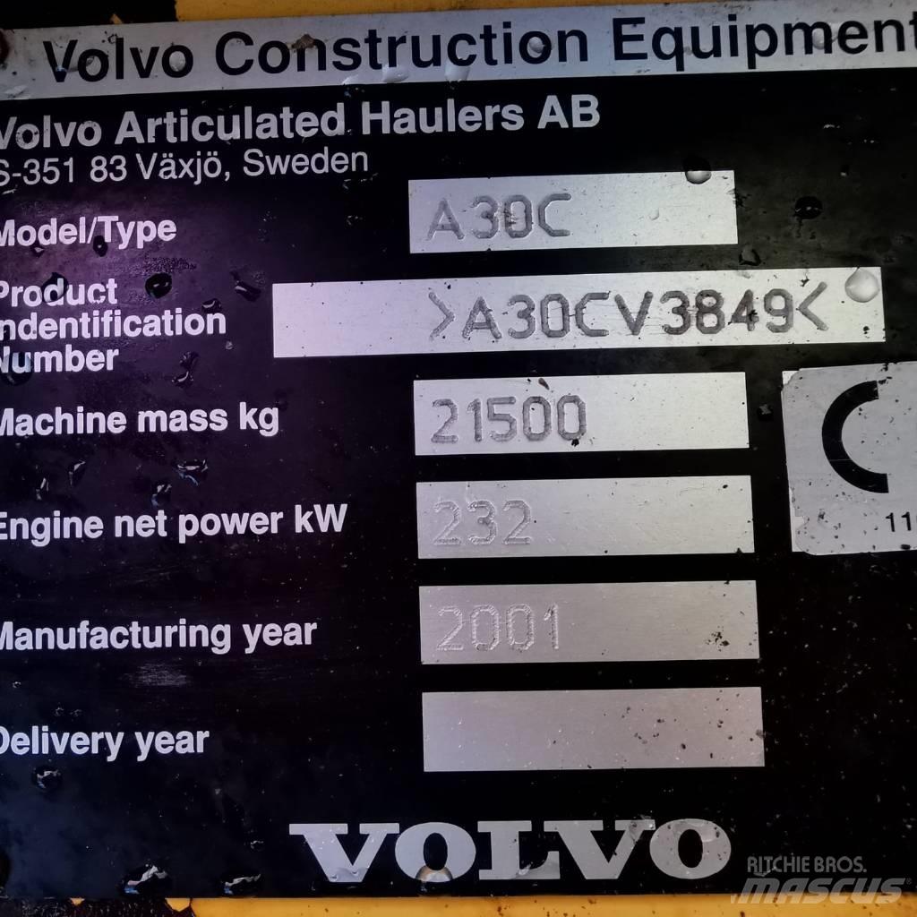 Volvo A 30 C Dumper Articulated Dump Trucks (ADTs)