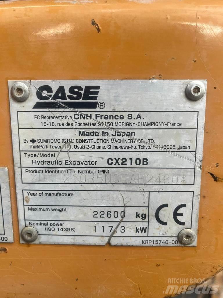CASE CX210B Crawler excavators