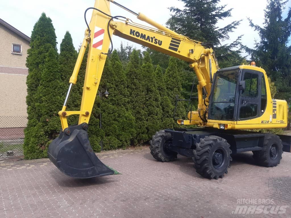 Komatsu PW 130-7 Wheeled excavators