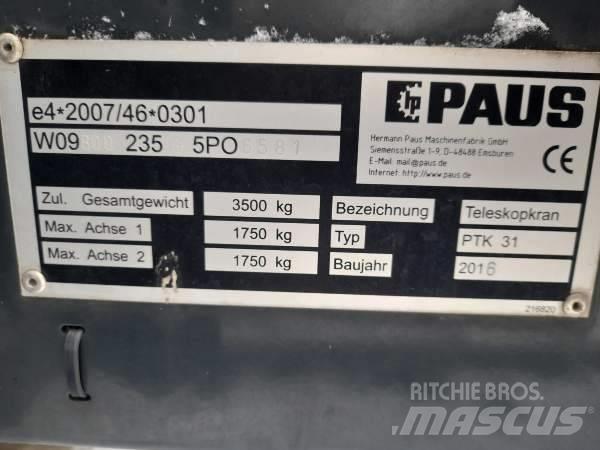 Paus PTK 31 Other lifting machines