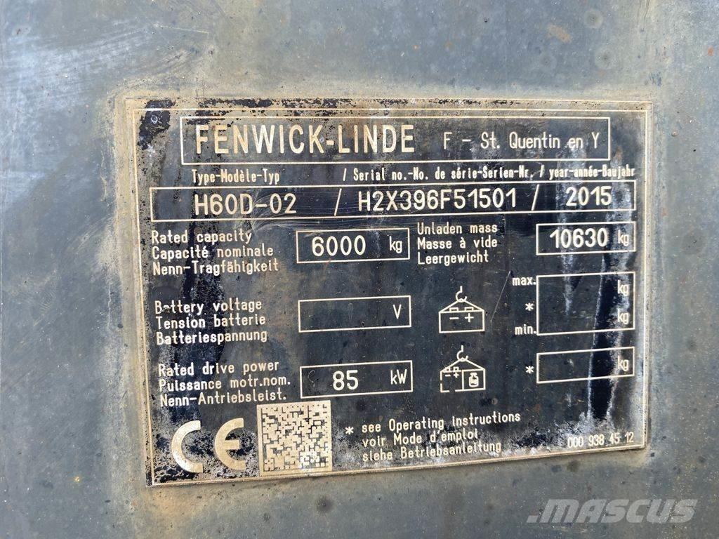 Linde H60D-02 Diesel trucks