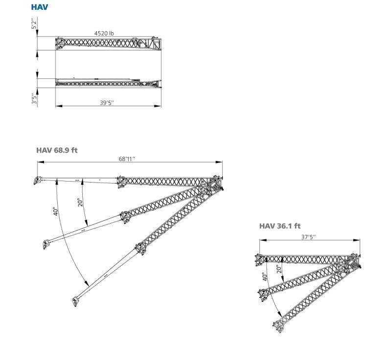Demag AC 220-5 Crane parts and equipment