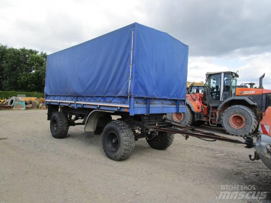 Werdau HW 80 , HL 5002 Flatbed/Dropside trailers