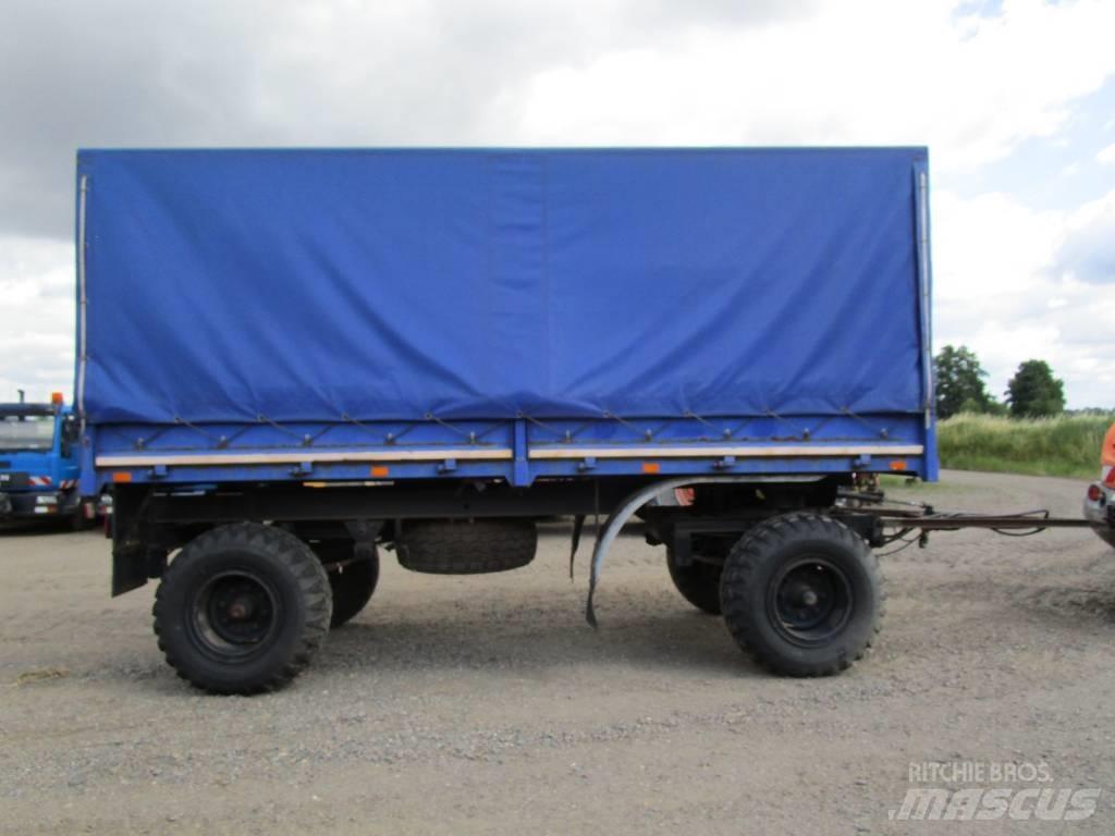 Werdau HW 80 , HL 5002 Flatbed/Dropside trailers