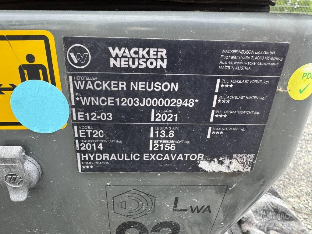 Wacker Neuson ET20 Crawler excavators
