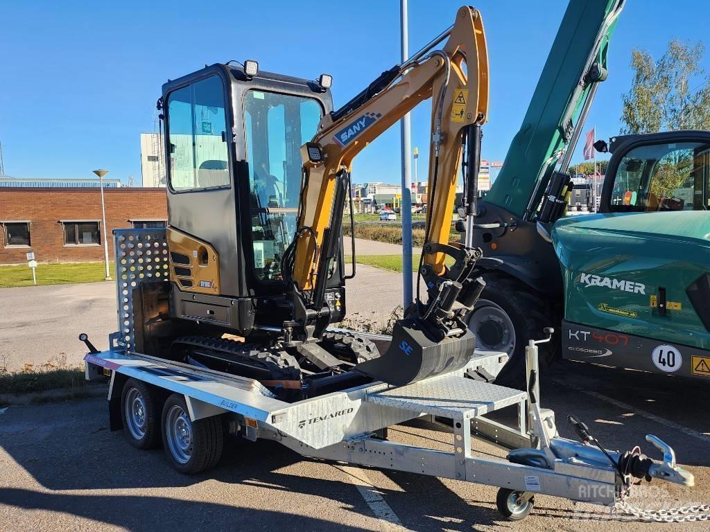 Sany 1.8 T Med Släp Mini excavators < 7t (Mini diggers)