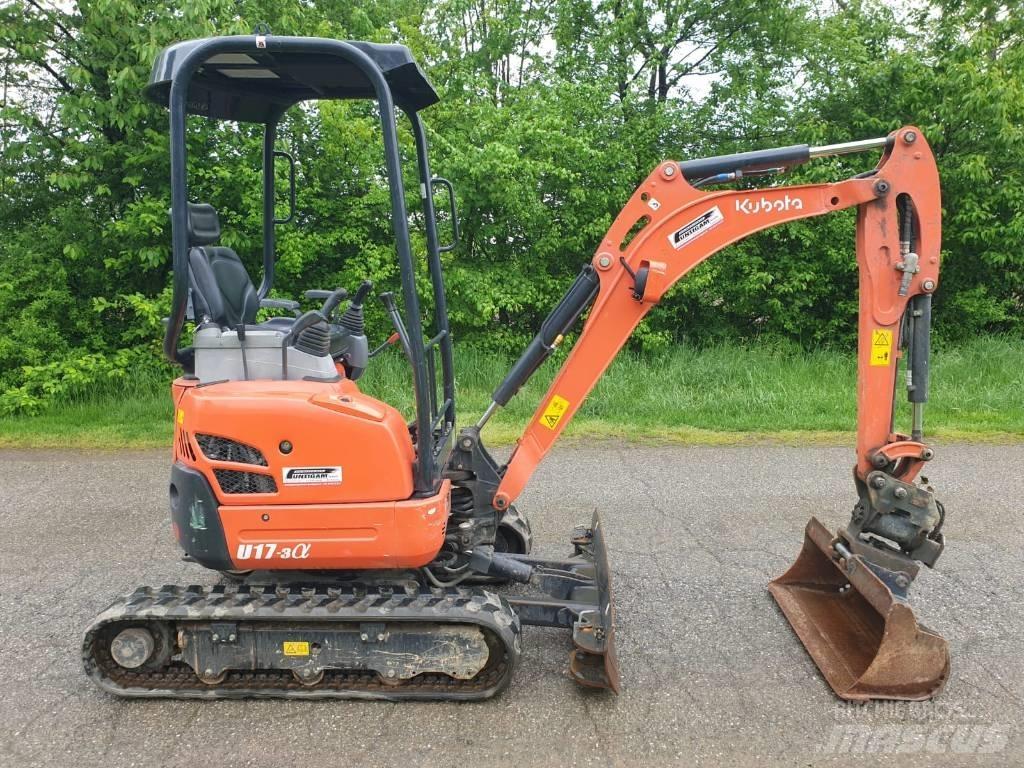 Kubota U 17-3a Mini excavators < 7t (Mini diggers)