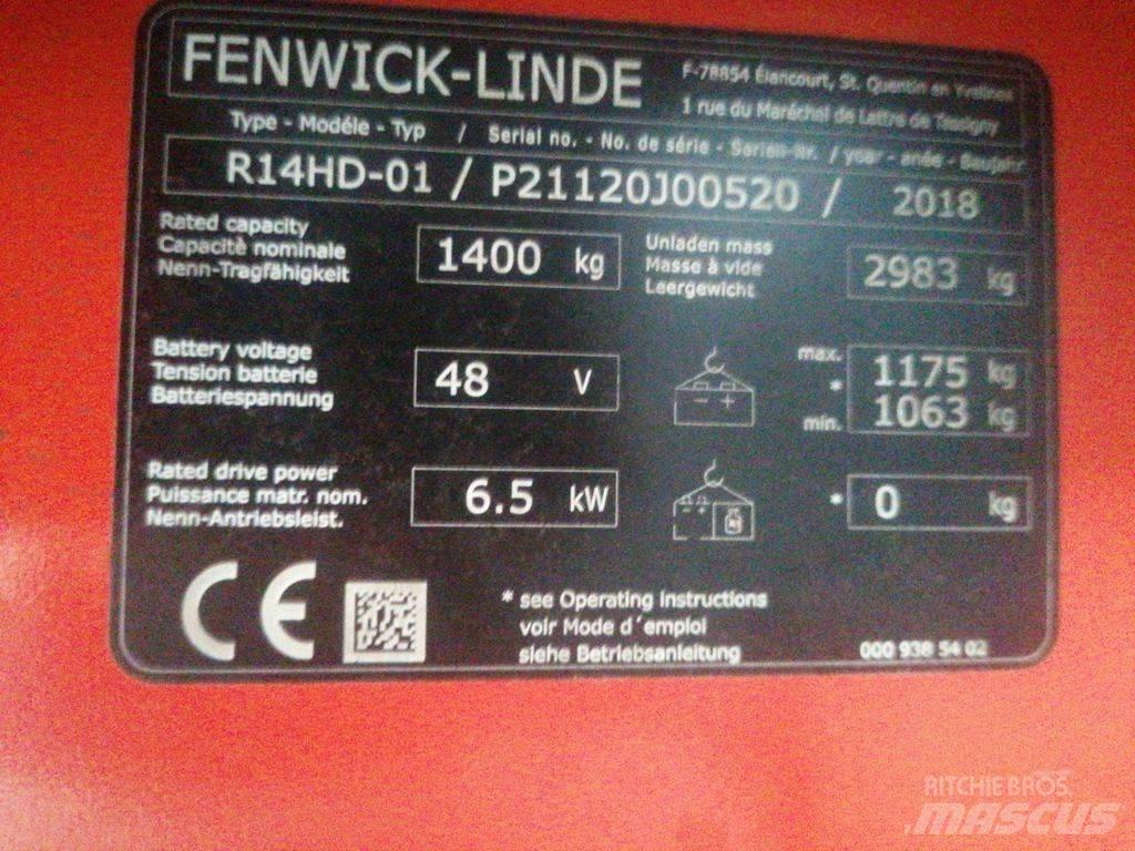 Linde R14HD Reach trucks