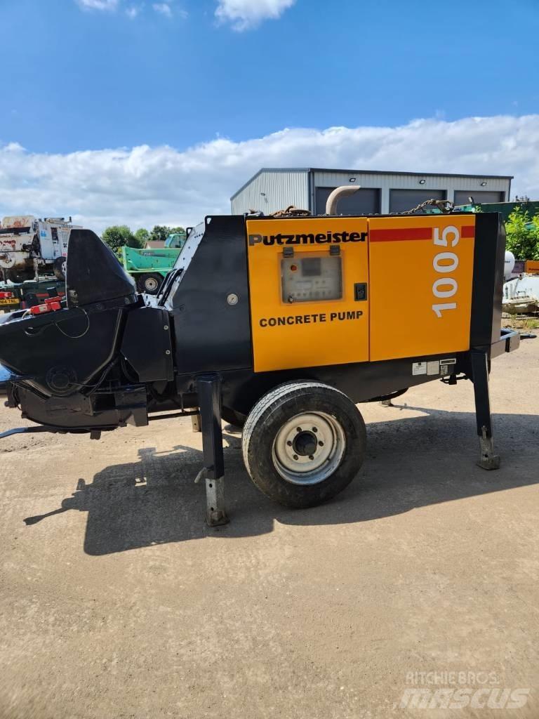 Putzmeister 1005D Concrete pump trucks