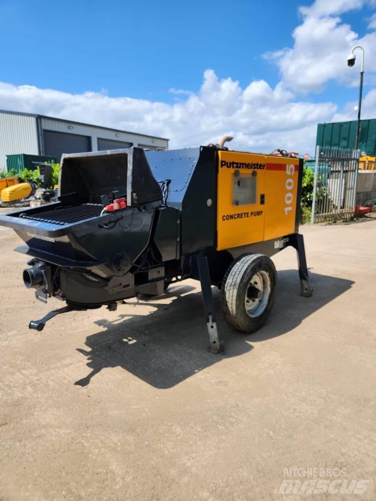 Putzmeister 1005D Concrete pump trucks