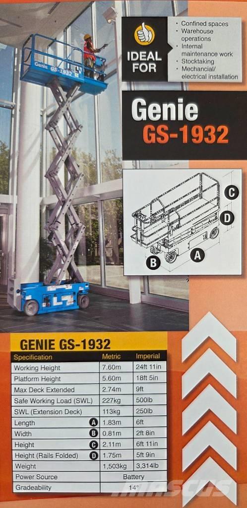 Genie GS 1932 Scissor lifts
