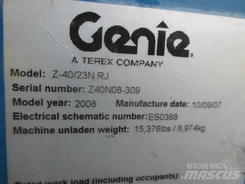 Genie Z 40/23 N RJ Articulated boom lifts