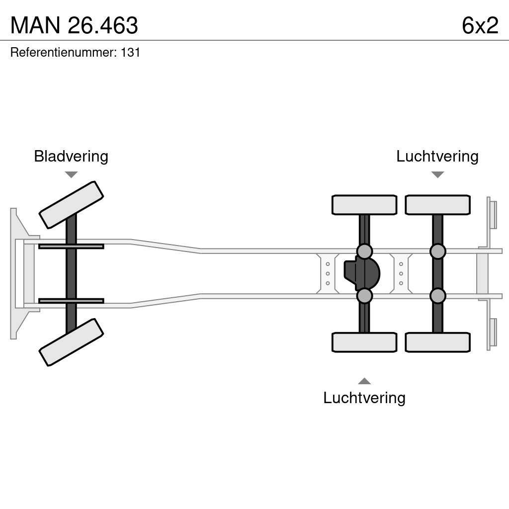 MAN 26.463 Flatbed / Dropside trucks