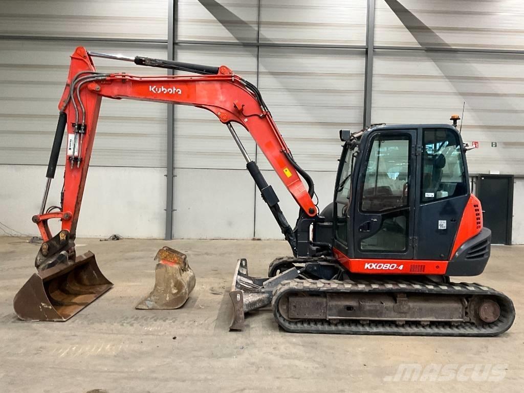 Kubota KX 080-4 Midi excavators  7t - 12t