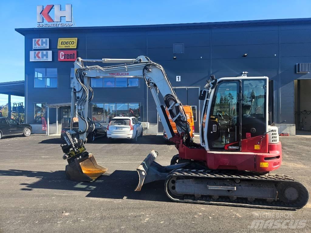 Takeuchi TB 280 FR Midi excavators  7t - 12t