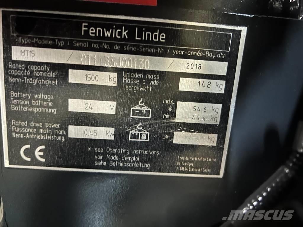 Linde MT 15 Low lifter