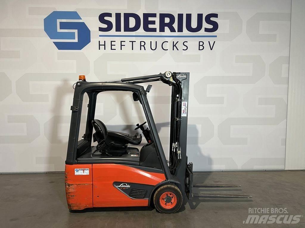 Linde E16 Electric forklift trucks