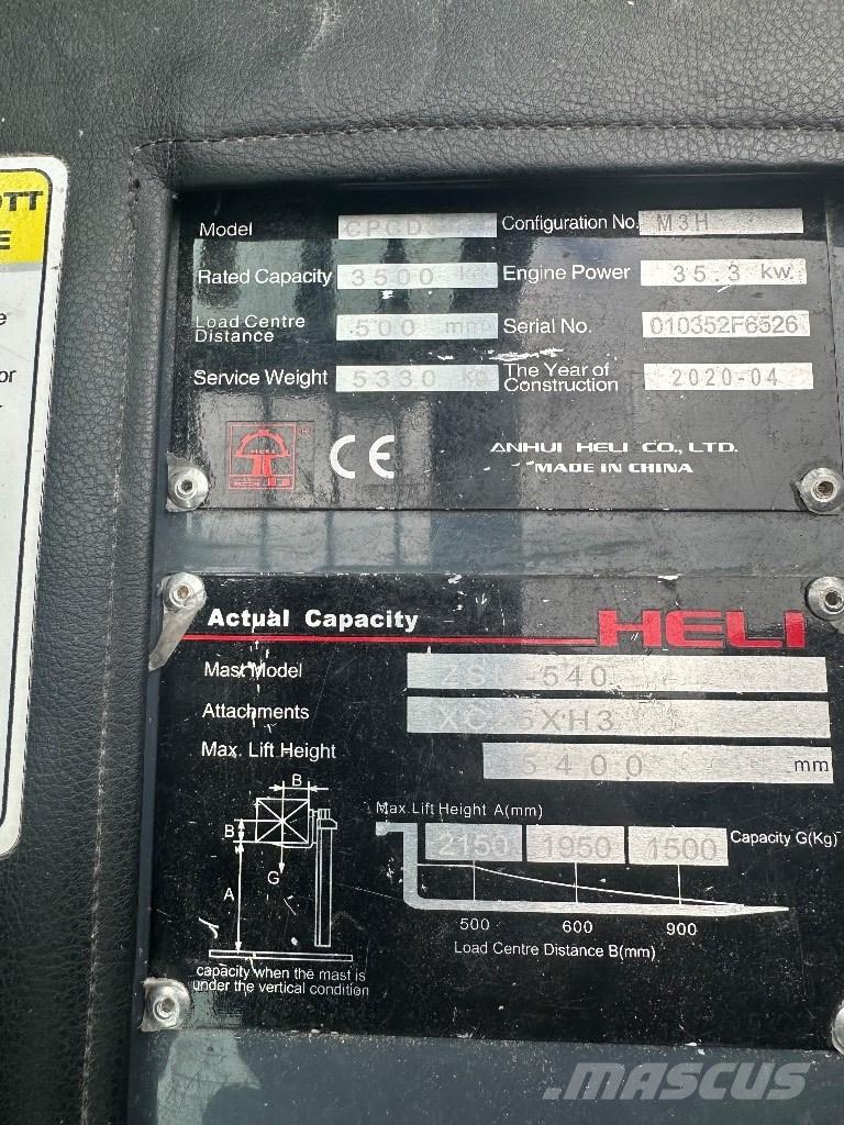 Heli CPCD 35 Diesel trucks