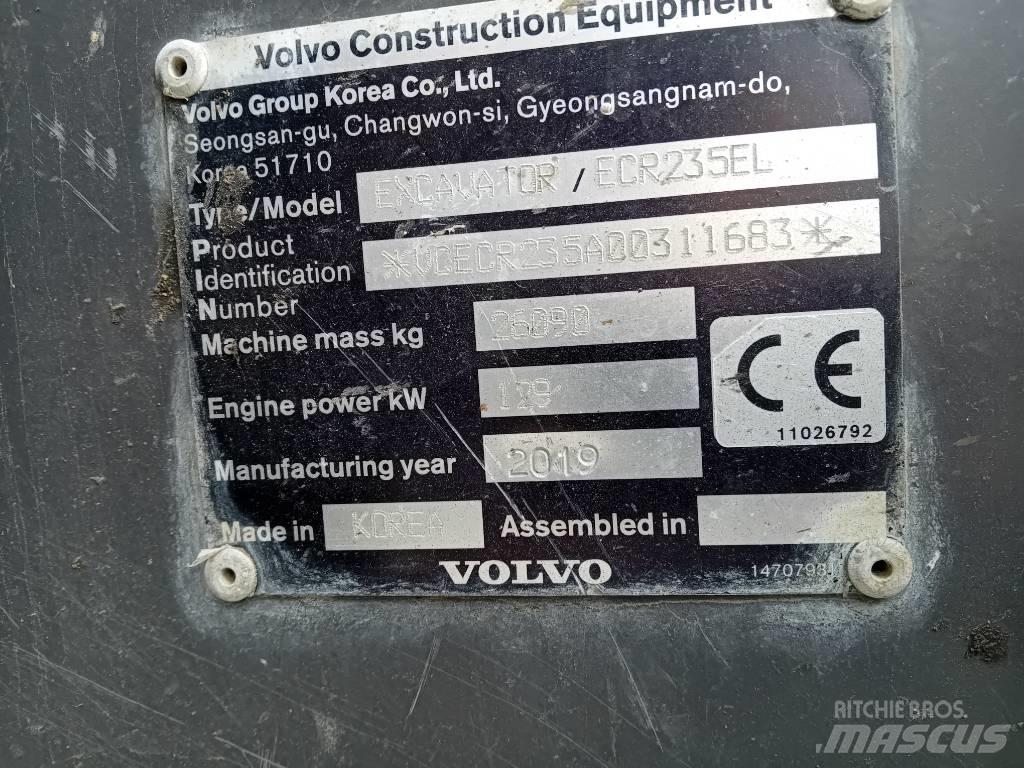 Volvo ECR235EL Crawler excavators