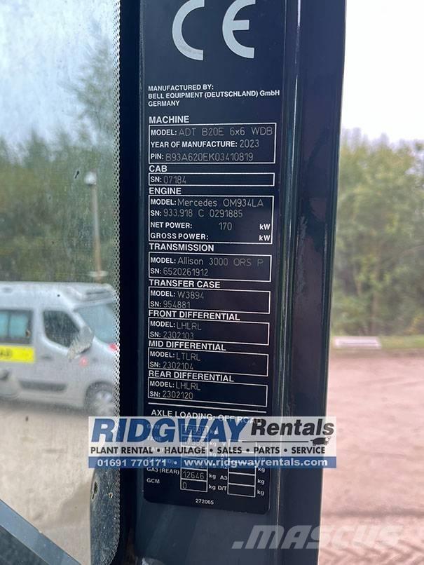 Bell B 20 Articulated Dump Trucks (ADTs)