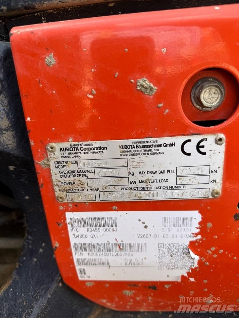 Kubota U 48 Mini excavators < 7t (Mini diggers)