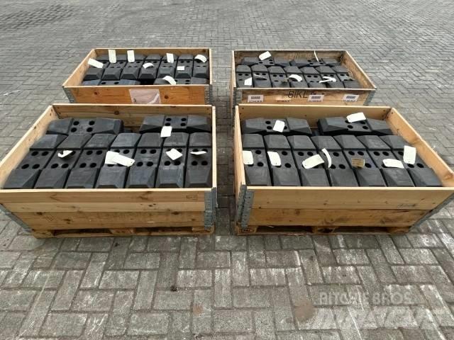  Rubber Pads Tracks, chains and undercarriage