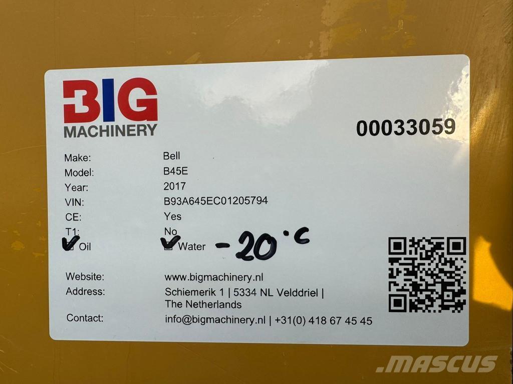 Bell B45E Articulated Dump Trucks (ADTs)